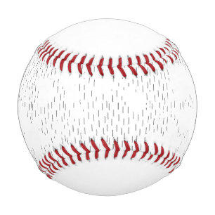 Balle De Baseball cadre photo noir et blanc avec fond blanc