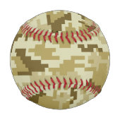 Balle De Baseball Camouflage 8 bits pour désert numérique / Camo (Dos)
