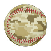 Balle De Baseball Camouflage 8 bits pour désert numérique / Camo (Devant Gauche)