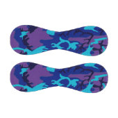 Balle De Baseball Camouflage bleu et violet Motif Baseball (Panneaux)