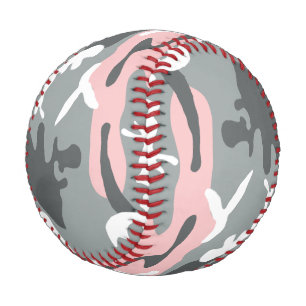 Balle De Baseball Camouflage rose et gris, Militaire, Armée