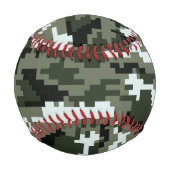 Balle De Baseball Camouflage urbain numérique à 8 bits / Camo (Dos)