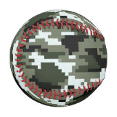 Balle De Baseball Camouflage urbain numérique à 8 bits / Camo (Devant Gauche)
