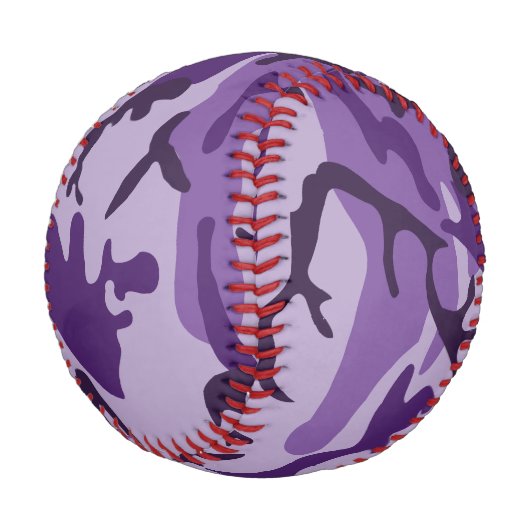 Balle De Baseball Camouflage Violet, Militaire, Armée (Angle)