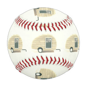 Balle De Baseball Camper Vintage customisé en goutte de fer
