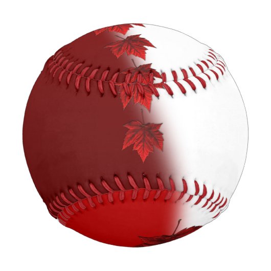 Balle De Baseball Canada Souvenir Baseballs Canada Maple Leaf (Dos)