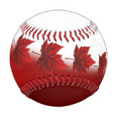 Balle De Baseball Canada Souvenir Baseballs Canada Maple Leaf (Devant)