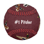 Balle De Baseball Canards sauvages dans le vol Maroon (Dos)