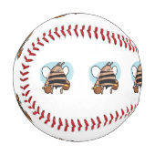 Balle De Baseball Caricature d'abeille (Devant Gauche)