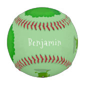 Balle De Baseball Caricature de brocoli dansant Cute kawaii (Dos)