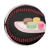 Balle De Baseball Caricature de Macaron (Devant Gauche)