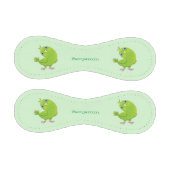 Balle De Baseball Caricature de perruche verte curieuse (Panneaux)