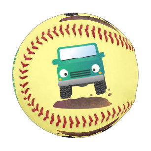 Balle De Baseball Caricature de voiture 4 X4 hors route
