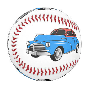Balle De Baseball Caricature de voiture classique 1948