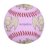Balle De Baseball Caricature d'écureuils marrants (Dos)