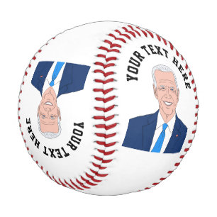 Balle De Baseball Caricature Joe Biden portrait personnalisé de bas