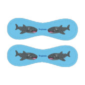 Balle De Baseball Caricature joli requin baleine joyeux (Panneaux)