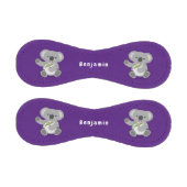 Balle De Baseball Caricature joyeux koala agitant (Panneaux)