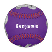 Balle De Baseball Caricature joyeux koala agitant (Dos)