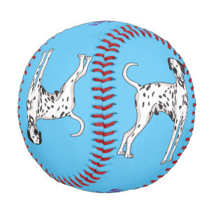Balle De Baseball Caricature pour chien dalmate