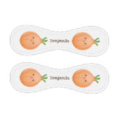 Balle De Baseball Caricature vert oignon brun joli (Panneaux)