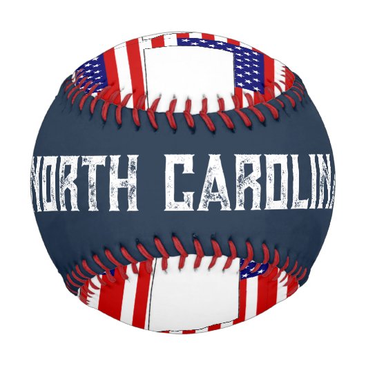 BALLE DE BASEBALL CAROLINE DU NORD (Dos)