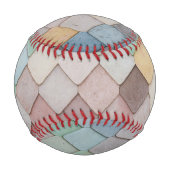 Balle De Baseball Carreaux multicolores (Dos)