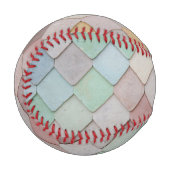 Balle De Baseball Carreaux multicolores (Devant Gauche)