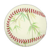 Balle De Baseball Carte aquarelle peinte avec stylisé sauvage (Devant Gauche)