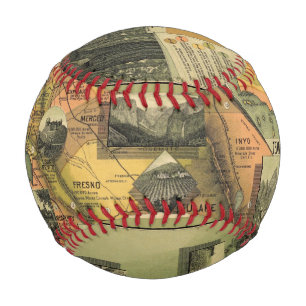 Balle De Baseball Carte de Californie