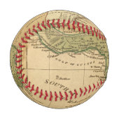 Balle De Baseball Carte de l'Afrique par Worcester (Devant Gauche)