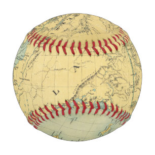 Balle De Baseball Carte De L'Alaska