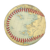 Balle De Baseball Carte De L'Alaska (Devant Gauche)