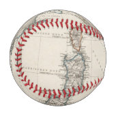 Balle De Baseball Carte de l'Italie par Stieler (Devant Gauche)