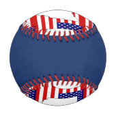 BALLE DE BASEBALL CARTE DE L'OHIO (Dos)