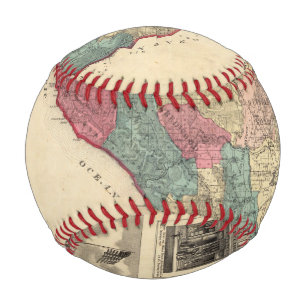 Balle De Baseball Carte du comté de Sonoma en Californie