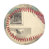 Balle De Baseball Carte du comté de Sonoma en Californie (Devant Gauche)