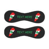 Balle De Baseball Carte du Liban avec drapeau (Panneaux)