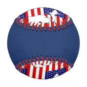 BALLE DE BASEBALL CARTE DU MICHIGAN (Dos)