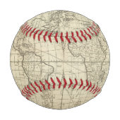 Balle De Baseball Carte du monde 2 (Dos)