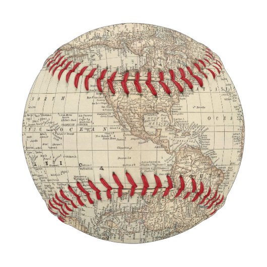 Balle De Baseball Carte du monde 2 2 (Dos)