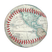 Balle De Baseball Carte vintage du monde (1801) (Devant Gauche)
