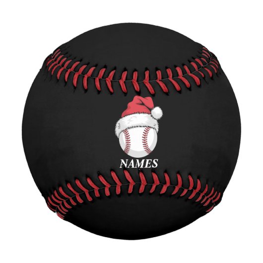 Balle De Baseball Casquette de Baseball de Noël avec Nom Personnalis (Devant)