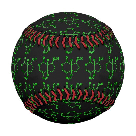 Balle De Baseball Catnip Nepetalactone Formule chimique moléculaire (Devant)