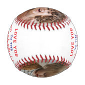 Balle De Baseball Centerfield Fence and Back 4 Photo Collage (Dos)