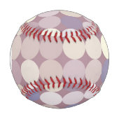 Balle De Baseball Cercles de structure motif abstrait (Devant)