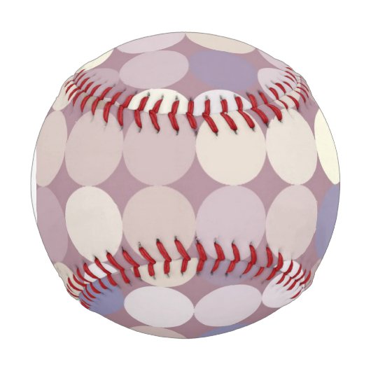 Balle De Baseball Cercles de structure motif abstrait (Devant)