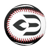 Balle De Baseball Chalets UU noirs et blancs (Devant Gauche)