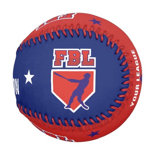 Balle De Baseball Champion de la Ligue de baseball d'Imaginaire (Devant Droite)