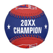 Balle De Baseball Champion de la Ligue de baseball d'Imaginaire (Devant)